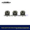 Oppladbar Enkeltgir Litiumbor med 9-tanns D-formet Gir, 12V/16.8V/21V