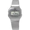 Casio Digital Watch Metal Mesh Band A700wm 7a Silver