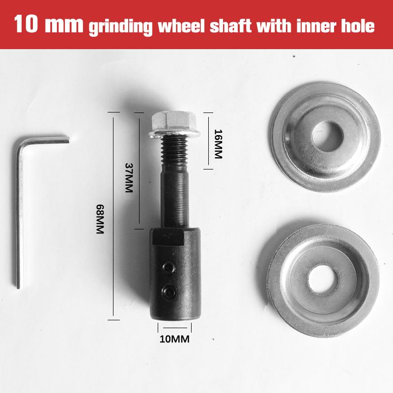 10Mm Spindle Adapterf For Grinding Polishing 5Mm/6Mm/8Mm/10Mm/12Mm/14Mm/16Mm Shaft Motor Bench Grinder