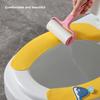 Toilet Seat Cushions Practical Quick-drying Soft Pads with Handle Bathroom Accessories