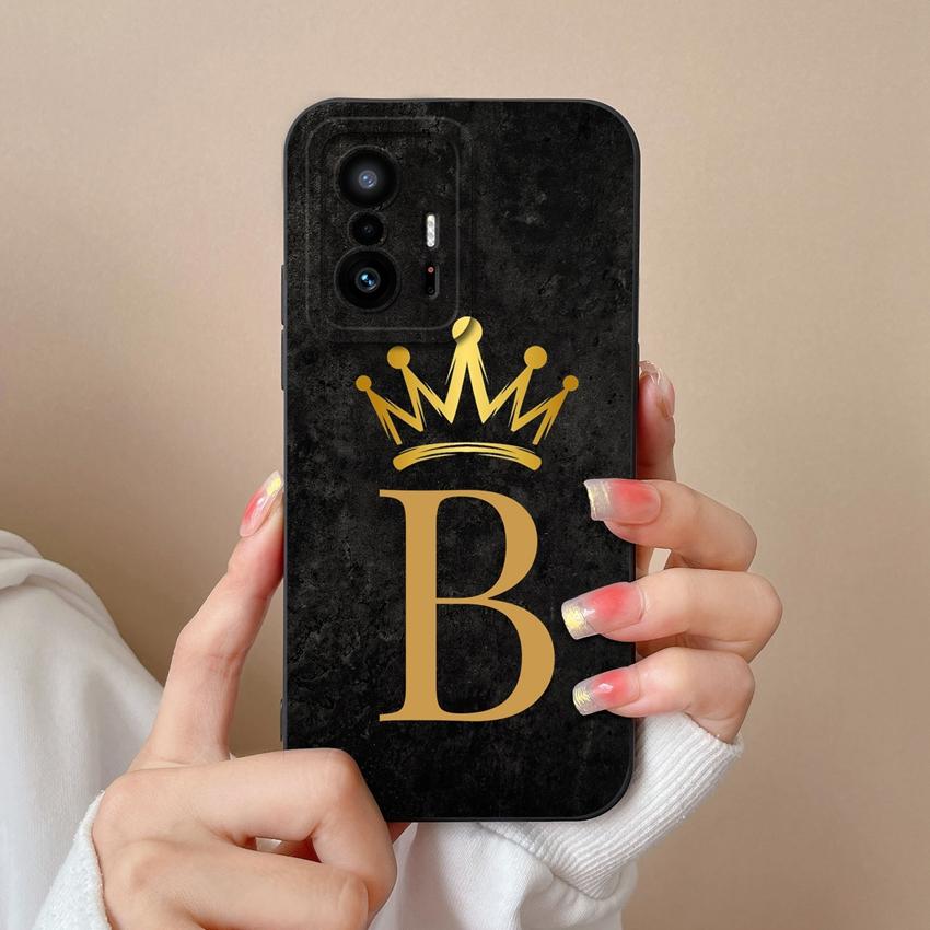 Casing For Xiaomi Mi 11T 11X 11 10T Pro Lite 6X Fashion Art Letter Phone Case Camera Protection Matte Silicone Anti Slip Shell For Xiaomi Bumper Cover
