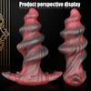 Liquid Silicone Unisex Wearable Threaded Anal Plug for Easy Insertion, Massage, and Pleasure