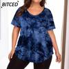 Women's Fashion Casual Short Sleeve O-Neck Blouses & Shirts