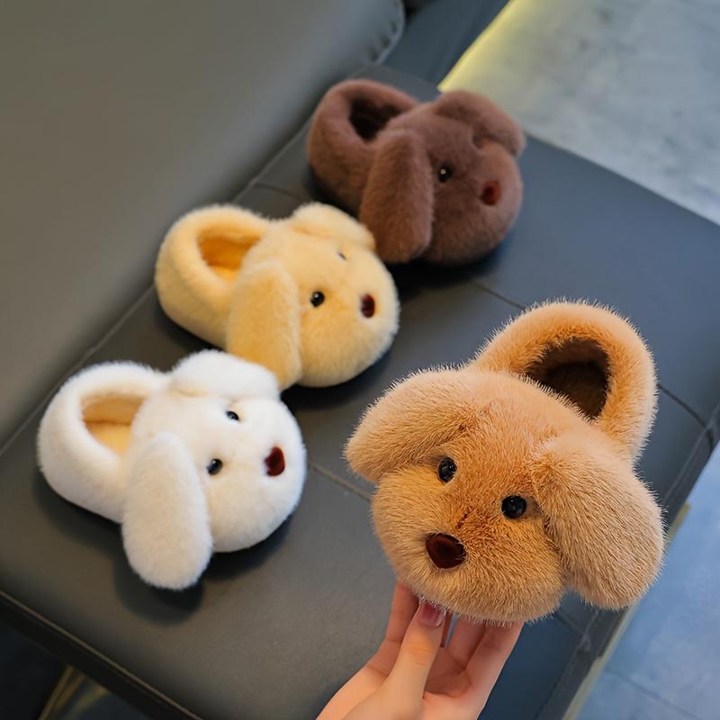 Children's Slippers for Boys, Winter Cartoon Cute Non-Slip Indoor Soft-Soled Baby Slippers