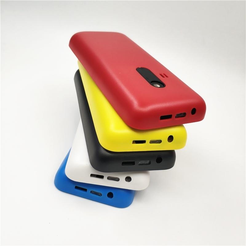 Telaio Anteriore Centrale Copertura Posteriore Coperchio Batteria Per Nokia 220 Custodia Completa +Tastiera Inglese+Logo