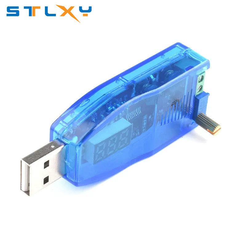 LED DC-DC 5V to DC 1-24V Adjustable Potentiometer USB Step Up/Down Buck Boost Converter Power Supply Voltage Regulator Module