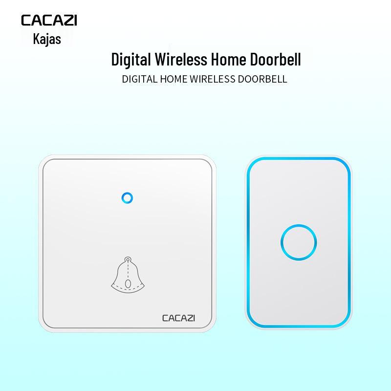 Wireless Remote Control Doorbell, Type 86, Large Panel, Long-Range, Waterproof