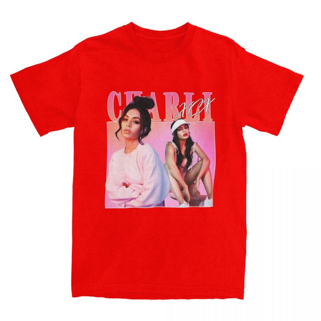 Charli Xcx Brat Men T Shirts Funny Tees Short Sleeve Round Collar T-Shirt 100% Cotton Gift Idea Tops