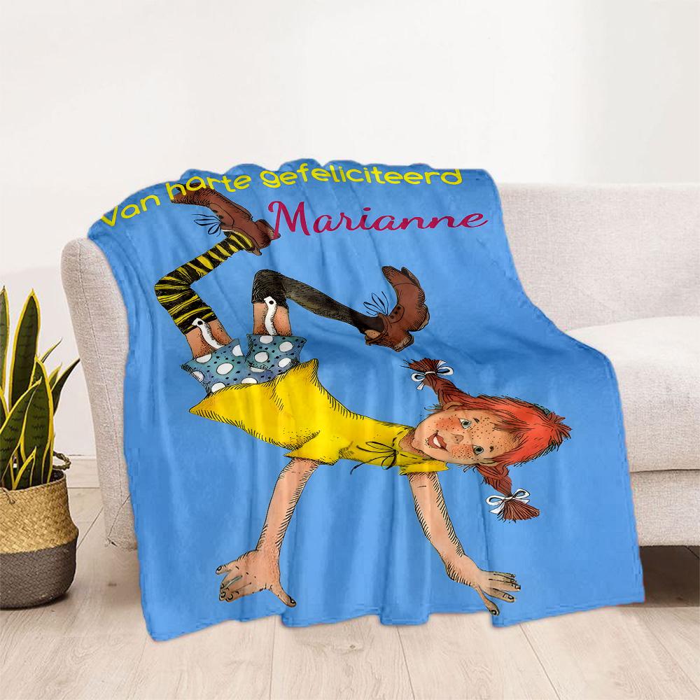 Happy Birthday Marianne! Blanket Comfortable Suitable for Sofa Couch Seaside All-Season Use Modern Style Ideal Gift for Friends Family Couples Picnic