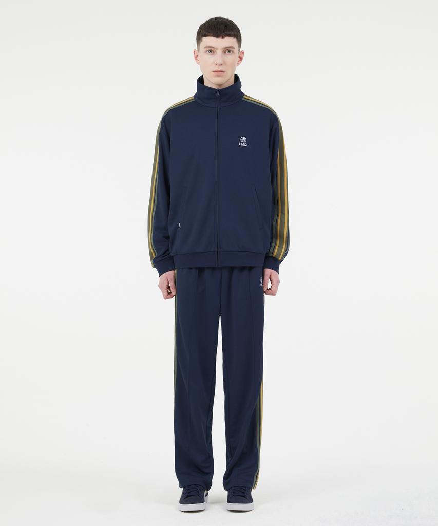 Lmc Side Striped Jersey Track Top Navy