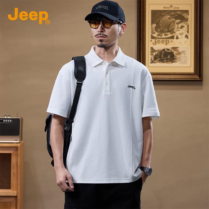 Jeep Men's Soft Breathable Short-Sleeve Polo