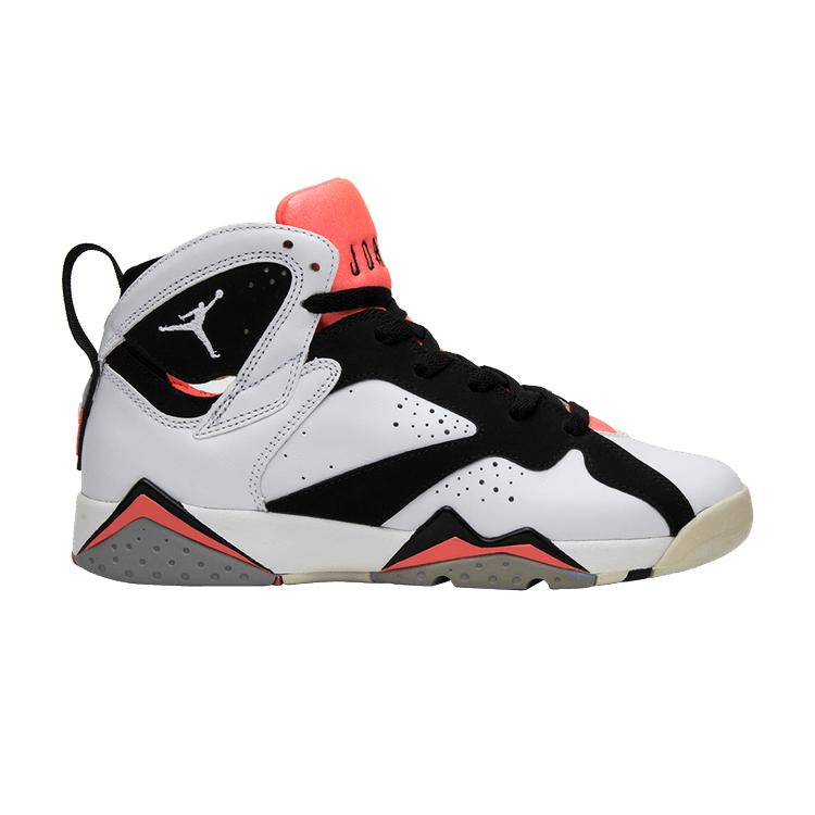 

Кроссовки Air Jordan 7 Retro GG Hot Lava Kids White Black-Hot-Lava-Wolf-Grey 442960-106