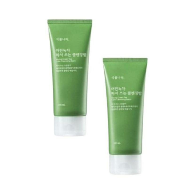 Plant Nara Young Green Tea Squeeze-Out Cleansing Balm Cleanser 100ml 2-Piece Set, 1 pcs