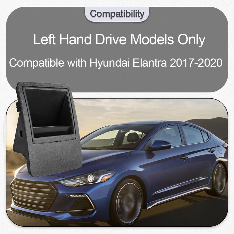 For Hyundai Elantra 2017 2018   Car Dashboard Fuse Storage Box Storage Box Hidden Storage Box Trim Car Accessories