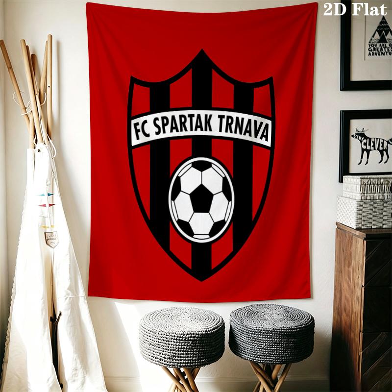 FC Spartak 1 Wandkleed Esthetisch Wandkleed Bedrukt Stof Deken Decoratieve Wandkleden voor Slaapkamer Woonkamer Huisdecoratie