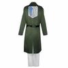 Attack on Titan Cosplay Anime Stagione 4 Corpo di Ricerca Eren Jager Armin Arlert Giacca Verde Scuro Costumi di Halloween per Donne Uomini
