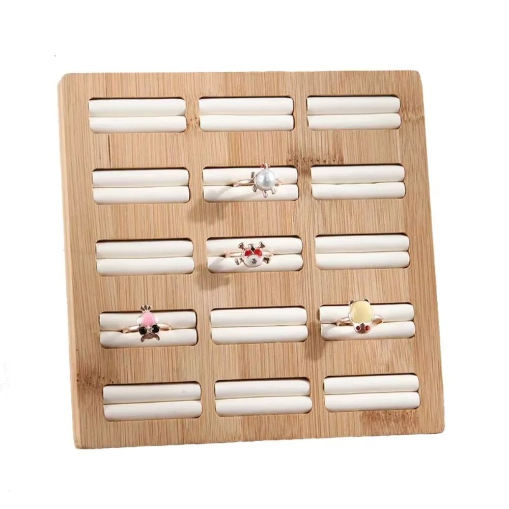 Exquisite Design Ring Storage Tray 15 Grids Jewelry Earrings Organizer Jewelry Accessories