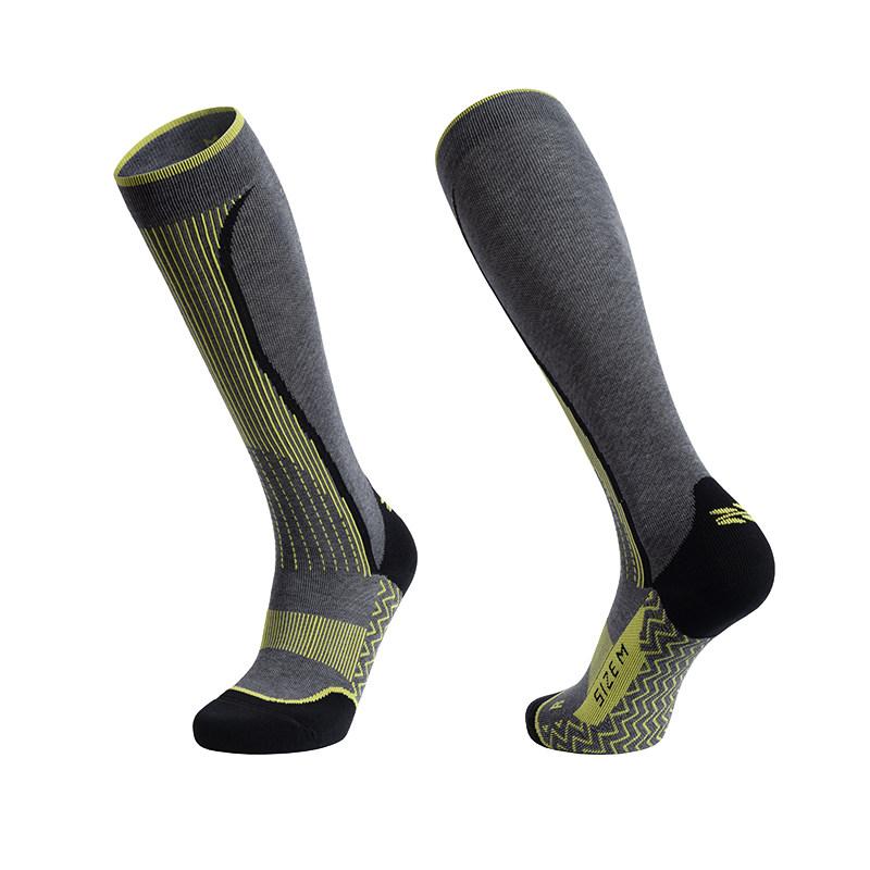 ZZCOMPRESSION Knitted Wool ODM Compression Socks for Running Cross Country Marathon & Skiing-Professional Sports Pressure Socks S-35-38 yards