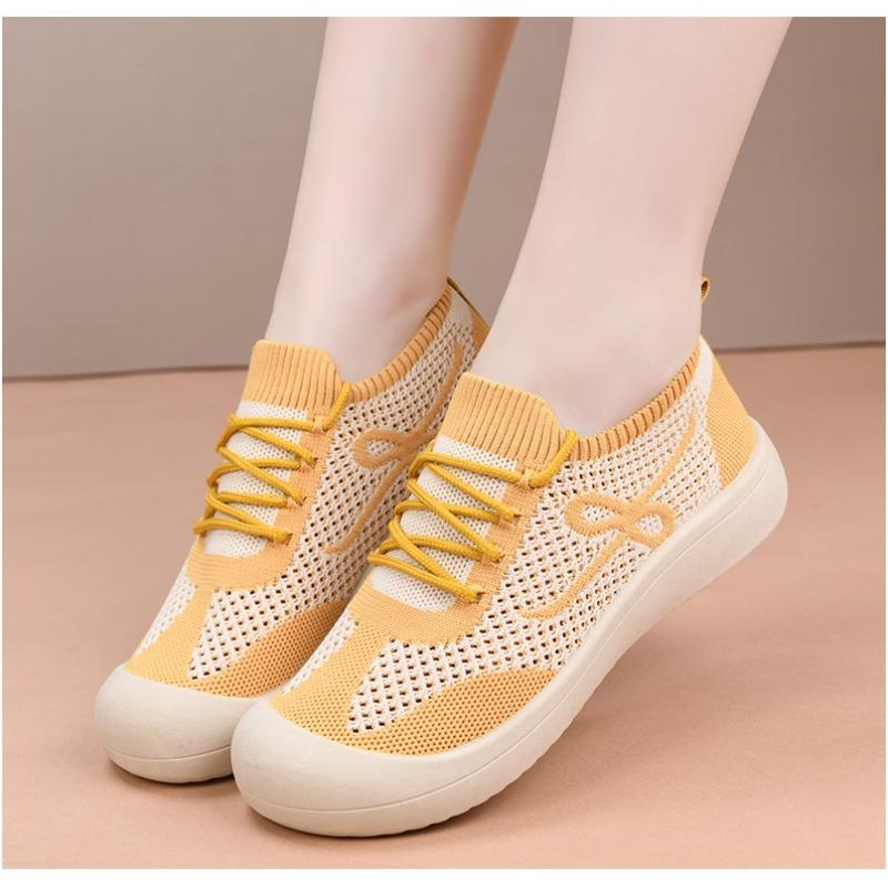 Women‘s Shoes Summer Anti-Slip Wear-Resistant Comfortable Cloth Flat Slip-On Soft-Sole Versatile Casual Single.