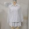 2024 Summer Women's Long-sleeved Tops Ruffled Shorts Casual Fashion Suits