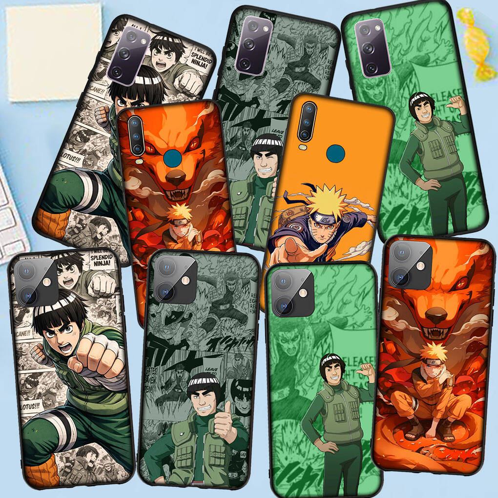 Phone Case for iPhone 17 15 16 Plus Xiaomi Poco X7 X6 F8 F7 C85 C75 C71 Redmi Note 14 12 11 13 Pro Max A4 14C 13C Coque Rock Lee Narutos Anime Cover
