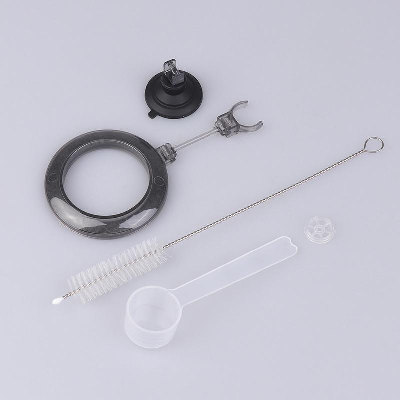 Aquarium Feeding Dish Set With Tube & Cleaning Brush - Stop Food Scattering For Shrimp & Fish