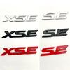 New 3D Metal SE XSE Logo Rear Trunk Emblem Badge Sticker For Toyota Camry Sienna Highlander Corolla Car Styling Accessories HH0