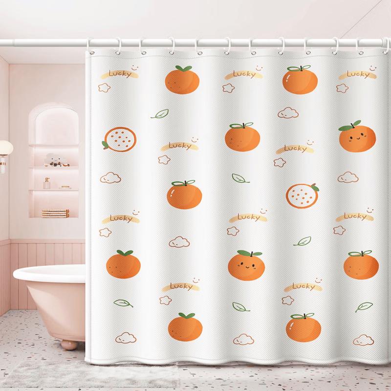 MDNG Cartoon Polyester Shower Curtain