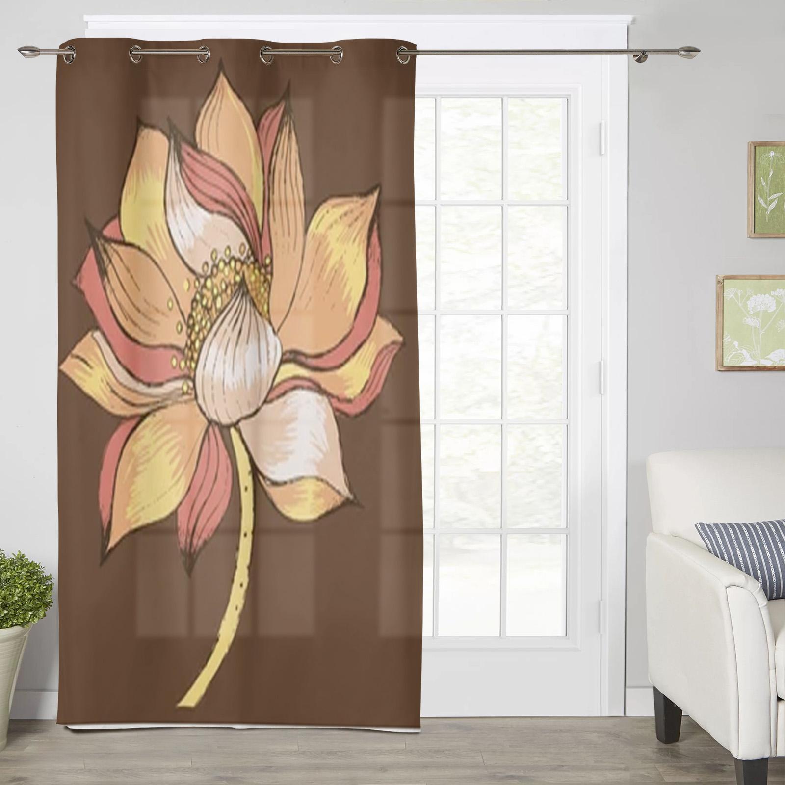 

Абстрактные линии градиента розовые оконные шторы для гостиной, дома, спальни, кухни, декор, рождественские занавески 135W x 60H(cm) x1