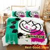 3D Fashion Blink-182 BAND LOGO Bedding Set Printed single Comforter Quilt Duvet Cover Pillow Case 3 Pieces Sets Kids Adult Size