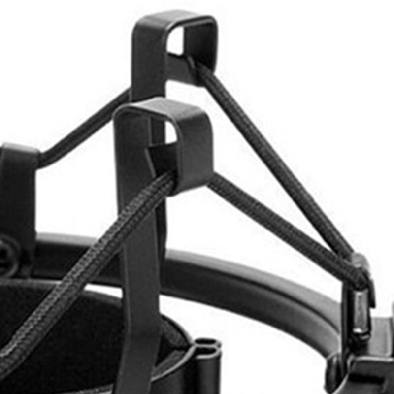 Microphone Shock Mount Metal Mic Shock Holder Stand Anti Vibration for Video Recording
