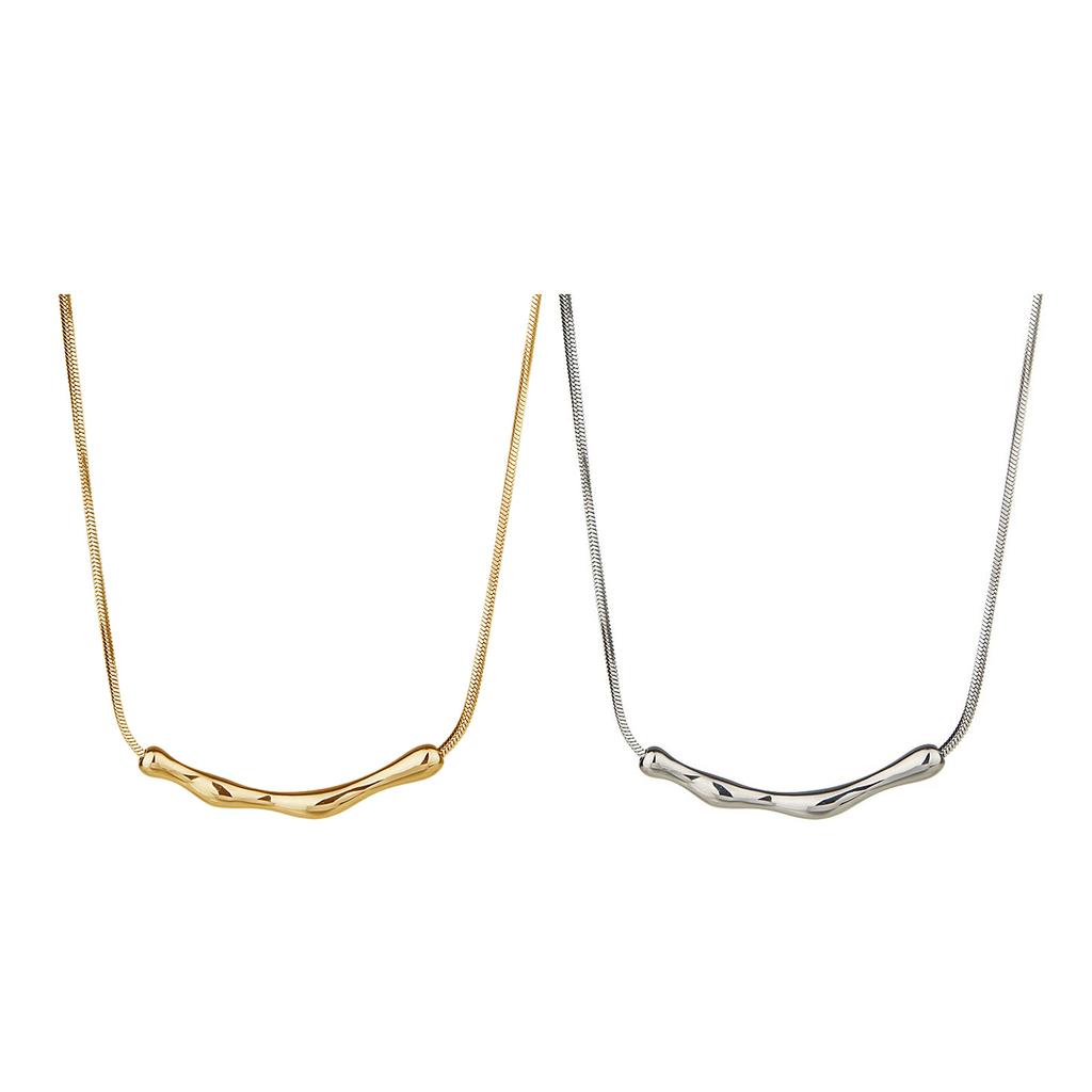 Fashion Collarbone Chain Simple Titanium Steel Short Necklace Adjustable Chain Necklace Fashion Jewelry for Any Occasion