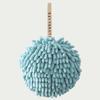 Japanese Microfiber Chenille Hanging Hand Towel Ball - Cute, Absorbent, Round Towel for Kitchen and Bathroom Use