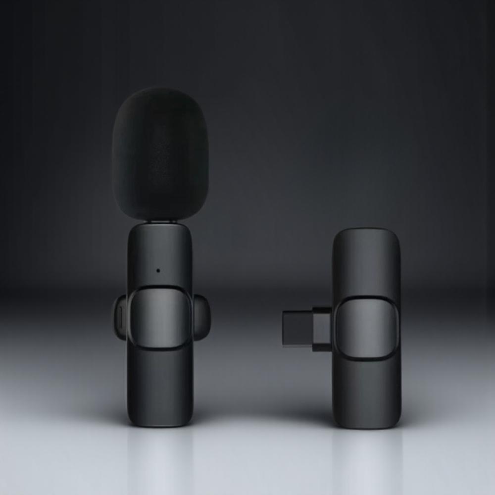 

Портативный беспроводной петличный микрофонный набор для iPhone 15, телефонов Android, профессиональный микрофон с клипсой для чистой записи звука