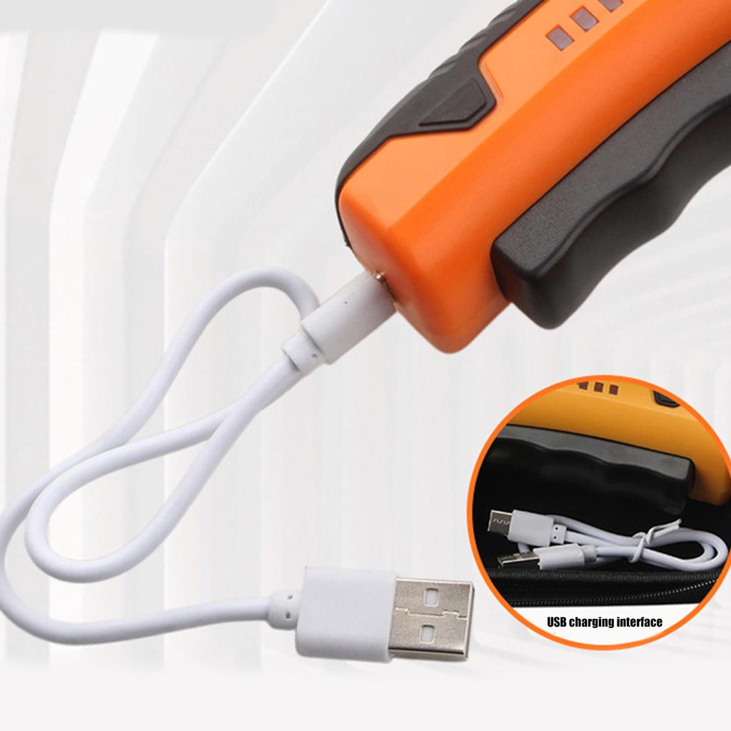 Cordless Electric Fabric Scissors Lithium Powered Cloth Cutting Machine For Fast Textile Trimming With Safety Guard