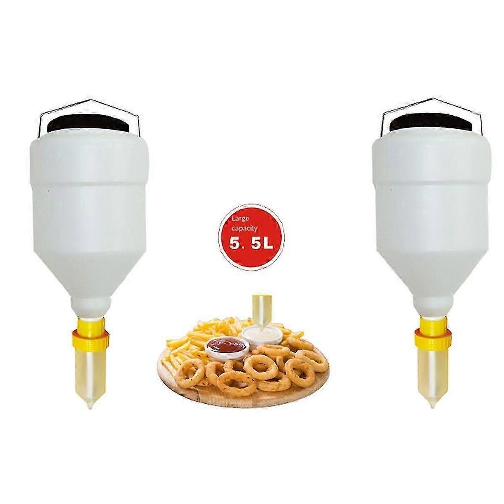 5.5L Sauce Squeeze Bottle Hanging Sauce Dispenser Squeeze Bottle Hanging Sauce Dispenser Large Diameter Sauce Bottle Hwy
