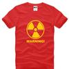 Nuclear Radiation Creative Life Printed T Shirt Unisex Short Sleeve O-Neck Cotton Unisex T-Shirt Cool Tee Shirt Homme Camisetas Hombre