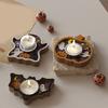 Reusable Silicone Crafting Mold For Festive Candle Base Featuring Halloween Pumpkin Bat And Specters Patterns