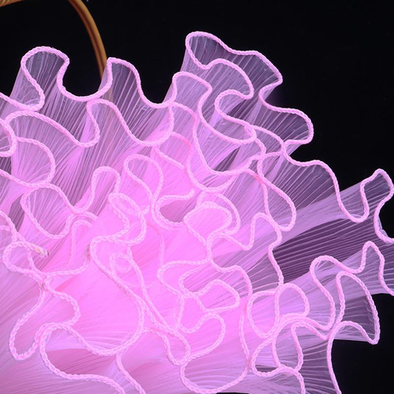 4Yards*28CM Packaging Lace Paper Flower Wrapping Mesh Yarn Bouquet Roll Wave Yarn Pearl Edge Mesh Handmade Crafts Florist