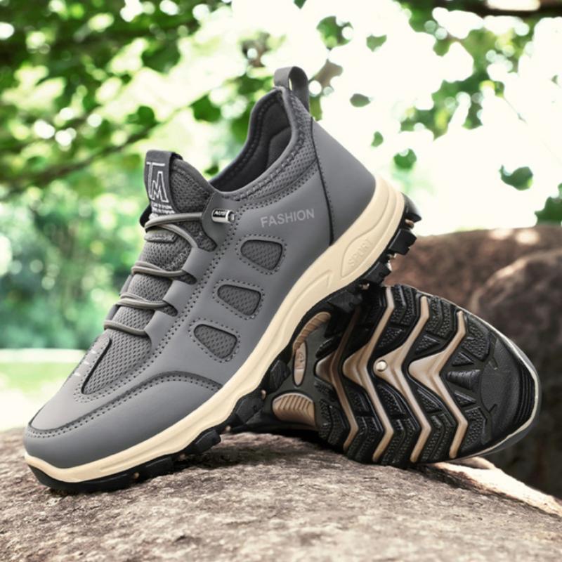 Men's Autumn Sports Shoes, Non-slip Travel Shoes, Middle-aged and Elderly Shoes, Outdoor Hiking Shoes