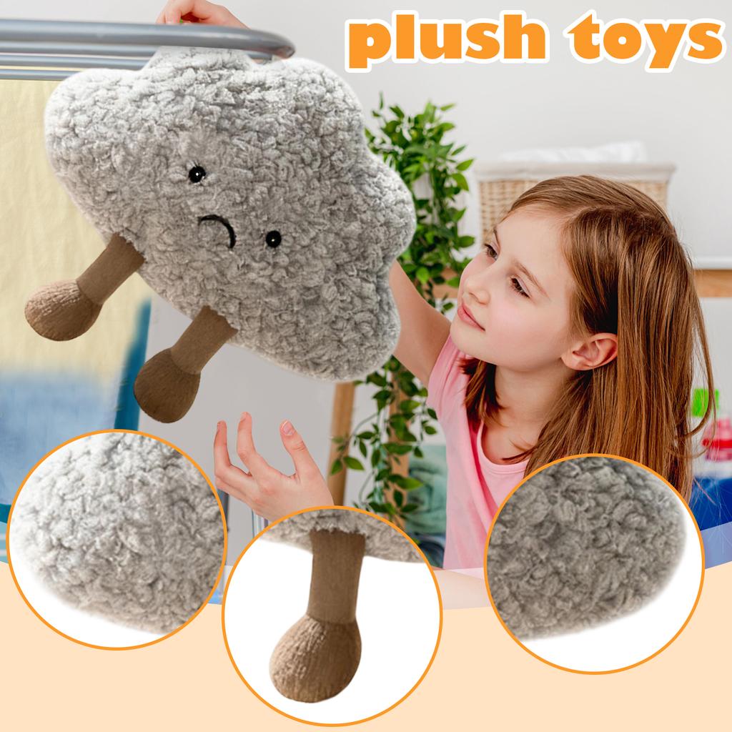 Cute Cartoon Plush Toy Little Dark Cloud Soft Doll Ornaments Bag Gift For Girlfriend Child Boyfriend