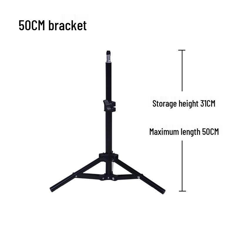 8-Inch Desktop Ring Light with 10-Inch Mobile Phone Holder for Live Streaming and Beauty Photography