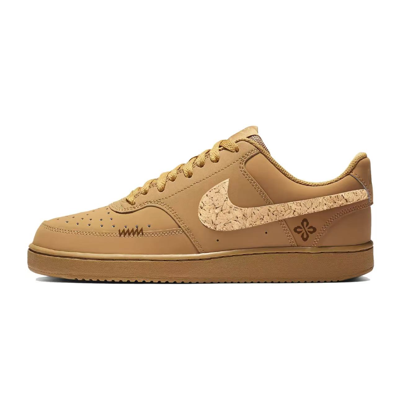 

Nike Court Vision 1 Timber Print Abrasion Resistant Abrasion Resistant Low top Skateboard Shoes Unisex Brown CD5463-200(Team93-) 40.5