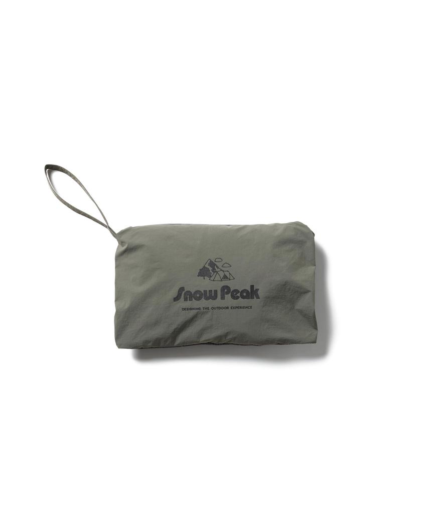 Snow Peak Nylon Tussah 2-Way Shorts, size L, Light Olive, PA-25SU007, perfect for festivals, camping, and outdoor activities.