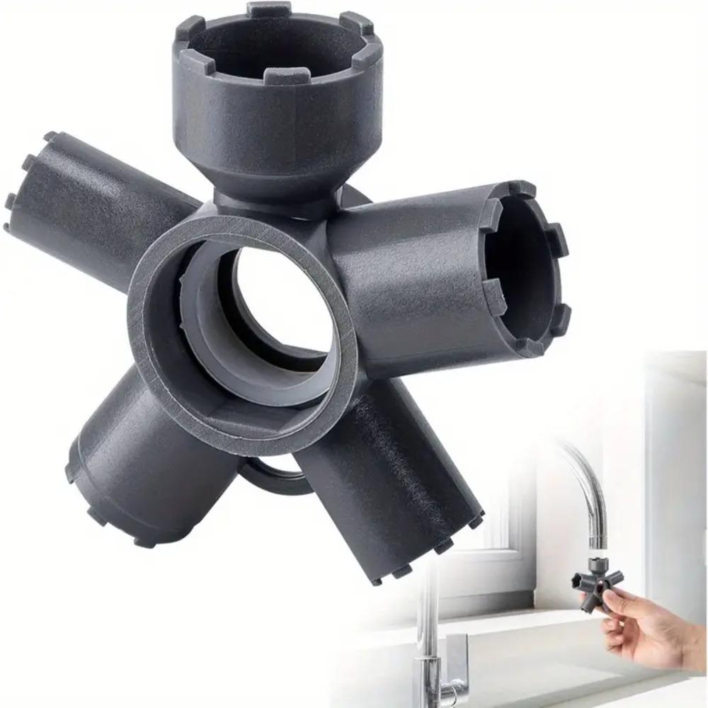 10 In 1 Faucet Aerators Removal Tool Faucet Aerator Key Multifunctional Bathroom Kitchen Plumbing Tap Removal Wrench Tools
