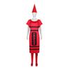 Buntstift Cosplay Kostüm Für Erwachsene Mit Polyesterstoff Für Halloween-Partys
