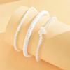 Simulated Pearl Rice Beads Love Heart Anklets For Women Silver Color Foot Chains Ankle Bracelet Beach Jewelry Summer Accessories