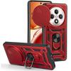 Armored case for Oppo Reno 12FS / 12F, CamShield Slide, red