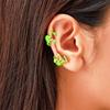 1/2Pcs Fashion Green Frog Ear Clip for Women Girls Creative Cute Animal Non Piercing Ear Cuff Aesthetics Jewelry Gifts