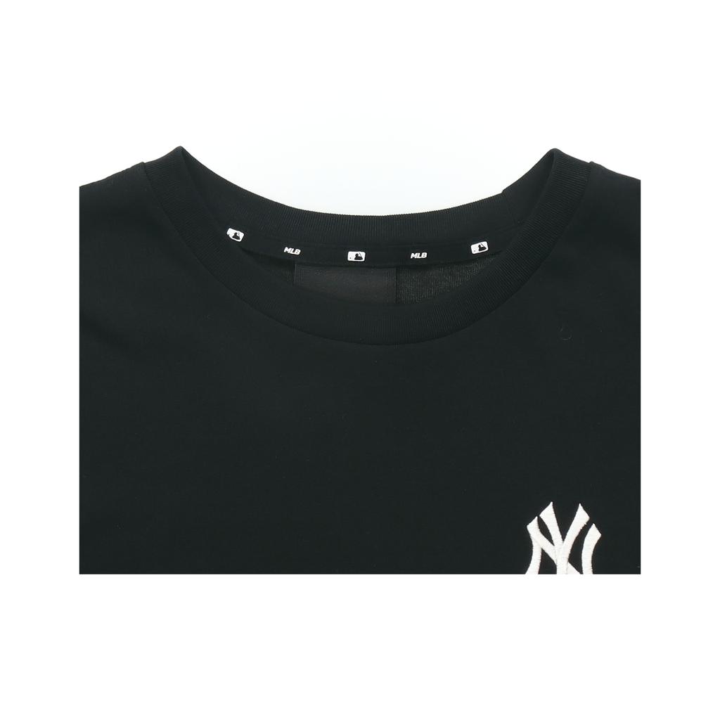 MLB New York Yankees Small Logo Straight Loose Comfortable Short Sleeve Dress Women dress Black 31OP07031-50L